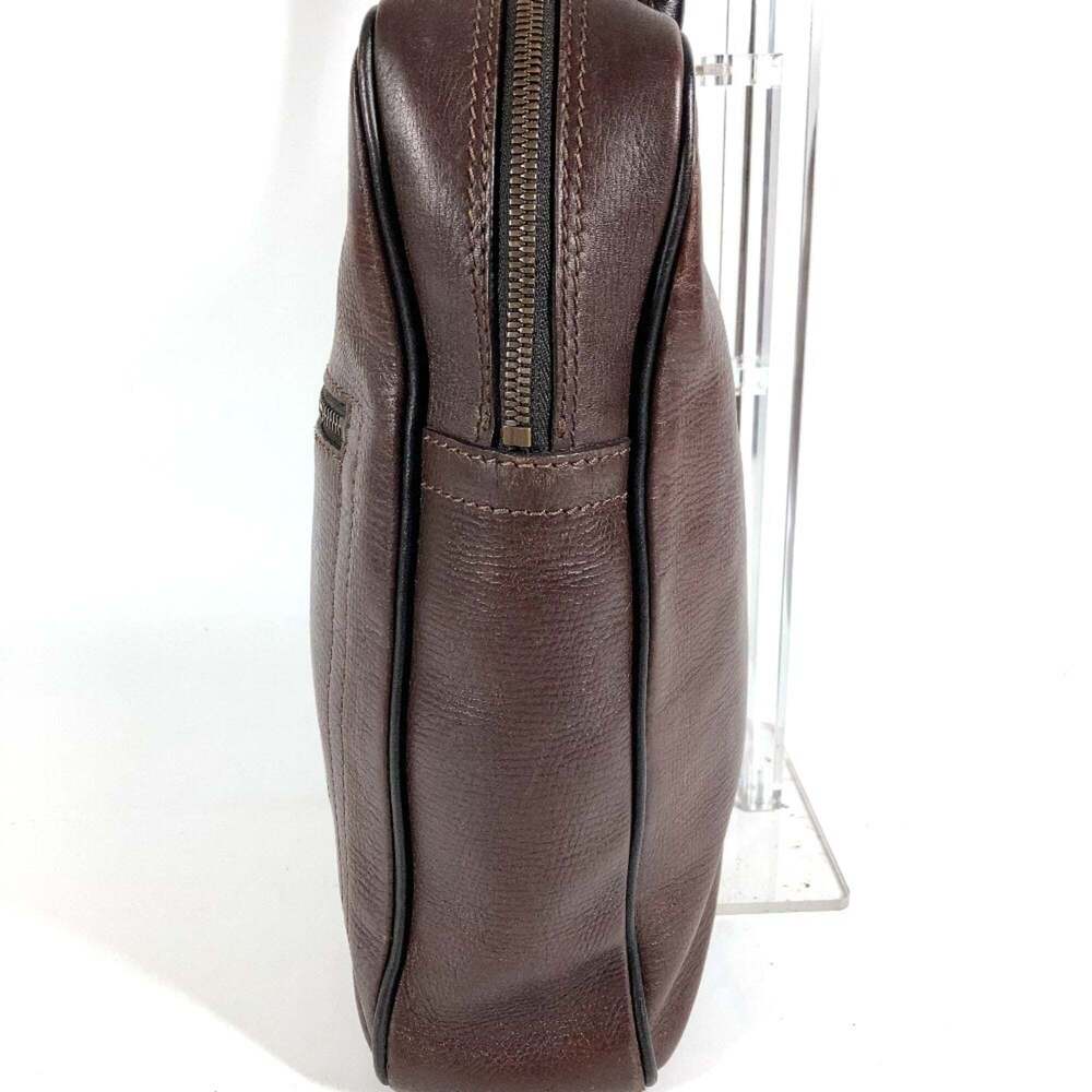 LOUIS VUITTON Authentic Brown Leather Tote Bag - Picture 7 of 16